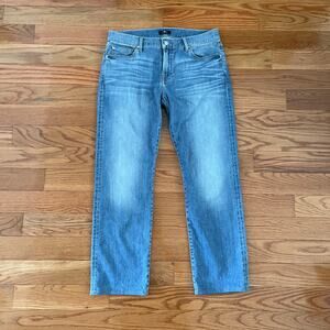 7 For All Mankind Standard Jeans Mens 34 Blue Straight Leg Classic Casual Denim